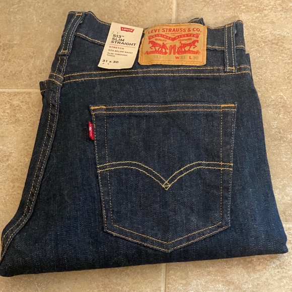 men's levi's 513 slim straight stretch jeans